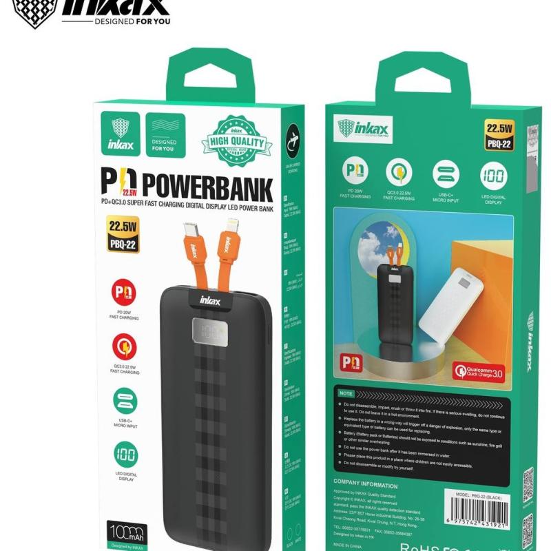 Inkax Power Bank PBQ-22